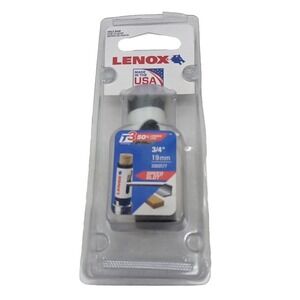 NIP - Lenox 2060577 Bi-Metal‎ / Stronger Cut / Round Hole Saw / 3/4 Dia